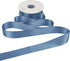 HUIHUANG 1-1/2 inch Double Face Satin Ribbon, Polyester Satin Smoke Blue Ribbon 50 Yards Per Roll for Gift Wrapping Bows Making Floral Bouquet Wed...