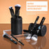 BS-MALL Makeup Brushes NO Smell 10 PCS Set Black Color Synthetic Foundation Powder Concealers Eyeshadows with Black Case...