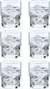 Toyo Sasaki Glass 00345HS Tumbler Glass, HS Stack Tumbler, 6.8 fl oz (200 ml), Set of 6, HS, Father's Day, Made in Japan, Dishwasher Safe, Cup, Tu...