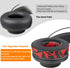 SOULWIT Earpads Replacement for AKG Pro Audio K845 K845BT K545 K540 K275 K267 K245 K182 K167 Headphones, Ear Pads Cushions with Noise Isolation Fo...