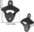 Cast Iron Wall Mounted Bottle Opener- 2PCS Vintage Beer Bottle Opener with Self-Tapping Screws for Rustic Farmhouse Bars KTV Hotels Home WD05...
