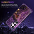 Miqala for Galaxy S23 Ultra Case,Glow in The Dark Three Layer Heavy Duty Shockproof Hard Plastic Bumper +Soft Silicone Protective Case with 2 Came...