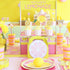 Oskal 24Pcs Glitter Lemon Cupcake Toppers Fruits Theme Party, Lemonade Party Decor, Summer Cupcake Toppers, Main Squeeze Party Decorations Tutti F...