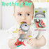 Musical Rabbit Light-Up Toy and Teething Ring for Toddlers Sensory Chew and Fine Motor Skills Toy Baby Rattle and Teething Toys for 6 12 18 Month ...