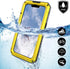 Waterproof Case for iPhone 13 Metal Case Heavy Duty Case Full Body Dustproof Dropproof Aluminum Alloy Case with Silicone Built-in Screen Protector...