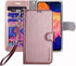 Galaxy A10E Wallet Case, Premium PU Leather Flip Cover with Card Slots & Kickstand - Rose Gold...
