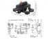 60Amp Circuit Breaker with Manual Reset Waterproof Inline Fuse Inverter for Marine Trolling Motors Boat ATV Manual Power Suface Mount 12V-48V DC...