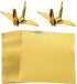 Kisangel 100pcs 4×4 Square Origami Paper Gold Beautiful Foil Folding Paper for Crafting and Painting Stocking Stuffers...