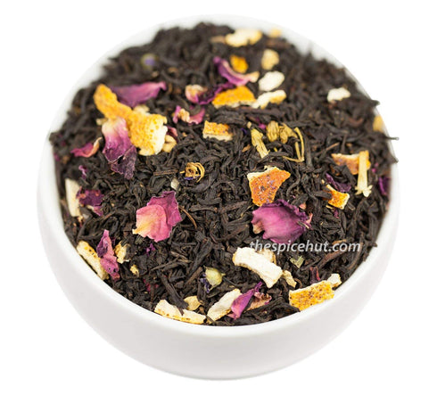 Vanilla Blossom, Loose Leaf Flavored Black Tea - Caffeinated | bulk 8oz, 80-100 cups | The Spice Hut, First Sip of Tea...