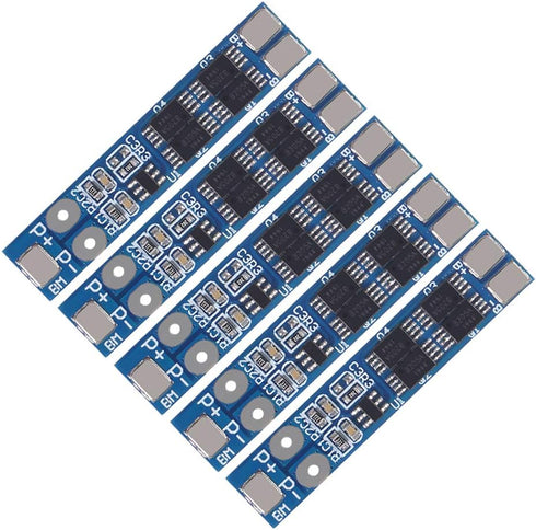 2S 7.4V 8.4V 8A 18650 Charger PCB BMS Protection Board for Li-ion Lithium Battery Cell (5pcs)...