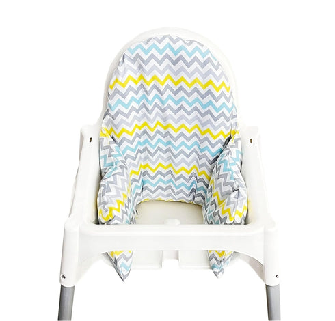 Inflatable Inner Cover for IKEA Antilop Highchair,Cotton Fabric (Not Included Inflatable Inner,Cover Only) (Wave)...
