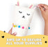 Yoobi Llama Standing Fuzzy Pencil Case – Cute Llama Storage Pouch for Kids & Adults – Fun for School, Art & Makeup Brushes...