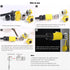 2 Pin Waterproof Connectors, Waterproof Electrical Connectors, M20 Power Connectors, Aviation Cable Connectors for Automotive, Marine, Lights, and...