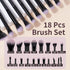 Makeup Brush Set, MAANGE 18 Pcs Premium Synthetic Makeup Brushes Soft Foundation Face Powder Eye Shadow Professional Make up Brushes Kit, Black, w...
