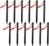 Gold Armour Tent Stakes - 12 Pack Heavy Duty, Lightweight, Camping Stakes Pegs for Outdoor Tent and Tarp, Essential Camping Gear Equipment Accesso...