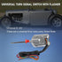 JDMSPEED New Chrome 12V Universal Street Hot Rod Turn Signal Switch with Flasher Replacement for Ford GM...