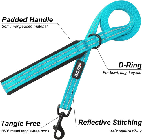 azuza Durable Padded Dog, Reflective Strip Extra Safe and Comfy for Small Dogs,Blue...