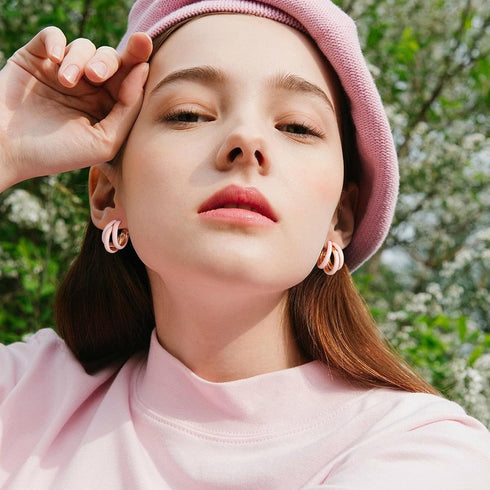 Gold Hoop Earrings for Women, Chunky Triple Hoop Earrings Thick Three Open Hoop Trendy Jewelry Gifts...