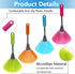 4 Pack 10" Small Microfiber Duster, Delicate Fluffy Microfiber Feather Duster, Perfect for Cleaning Laptop Keyboard, Computer Screen, Books, Photo...