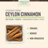 Frontier Co-op Fair Trade Ground Ceylon Cinnamon Powder Organic, Kosher, 5.57oz - Bulk Bag Refill for Shaker, Baking, Beverages, and Cooking...
