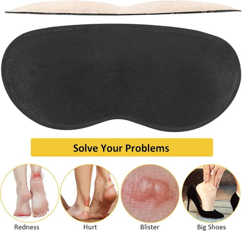 Heel Inserts for Women, 6 Pairs Heel Pads and 2 Pairs Metatarsal Pads Women, Ball of Foot Cushions for Women All Day Pain Relief, Heel Cushion Hee...