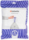 Brabantia PerfectFit Trash Bags (Size D/4.4-5.3 Gal) Thick Plastic Trash Can Liners with Drawstring Handles (40 Bags)...