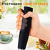 YUSWKO Black Handheld Milk Frother Wand for Coffee, Rechargeable Electric Whisk with 3 Heads 3 Speeds Drink Mixer Coffee Frother For Latte, Cappuc...