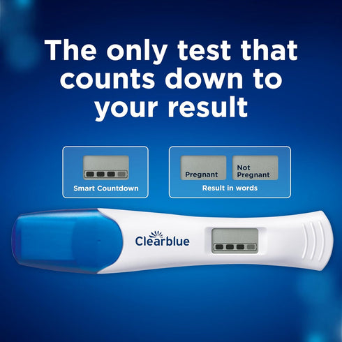Clearblue Pregnancy Test Combo Pack, 4ct - Digital with Smart Countdown & Rapid Detection - Value Pack...