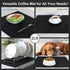 Abosrbent Dish Drying Mat for Kitchen Counter - Easy to Clean Non Slip Coffee Mat for Countertop - Multiple Usage Coffee Bar Accessories for Espre...