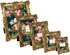 Laura Ashley 4x4 Gold Ornate Textured Hand-Crafted Resin Picture Frame with Easel & Hook for Tabletop & Wall Display, Decorative Floral Design Hom...