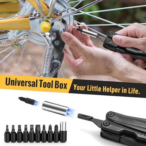 WEARXI Stocking Stuffers for Men Adults, Multitool Pocket Knife Gifts for Men, Mens Gifts for Christmas, Birthday Gifts for Dad, White Elephant Gi...