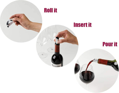The Original Wine Disc - Drop Stopping Pour Spout (20)...