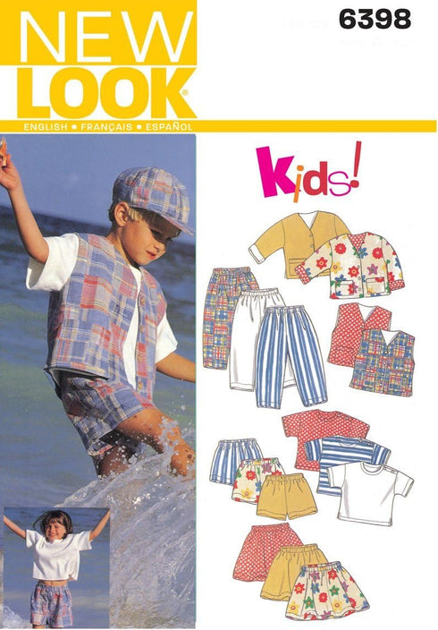 New Look Sewing Pattern Size A (2-3-4-5-6-7)...