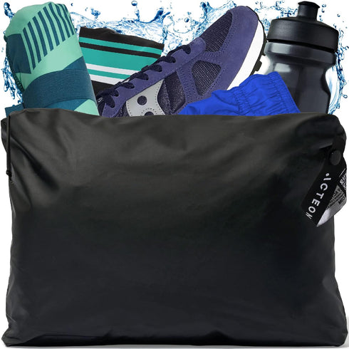 Acteon Wet Dry Gym Bag, Large Travel Water-Resistant Swimsuit & Clothes Organizer, Foldable Pocket Sized Pool, Beach Workout Bags, Fit for Men, Wo...