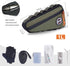 Bike Frame Bag, Waterproof Bike Triangle Storage Bag, Bicycle Under Top Tube Pouch, Cycling Pack for MTB Road Bicycle Accessories (Green)...