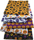 Halloween Fabric 16Pcs Squares Printed Patchwork Fabric for DIY Sewing Scrapbooking Quilting Masks (16pcs/9.8" x 9.8")...
