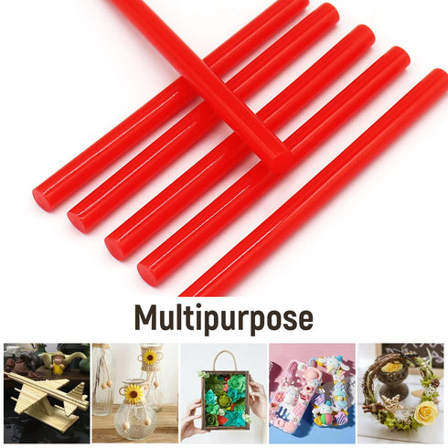 6 PCS Mini Hot Glue Sticks 0.27" Dia. x 3.94" Long Hot Melt Glue Gun Sticks All Purpose Adhesive for Multi-Temp Hot Glue Gun Glue DIY Work? Dark r...