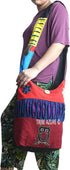 Blue Red Hobo Cotton Sling Cross Body Messenger Shoulder Bag Hippie Boho Bohemian Light Roomy Spacious...