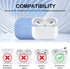 for AirPod Pro Case Cover, Military Grade Anti-Fall Soft Silicone Shock-Absorbing Protective AirPod Pro 2nd/1st Generation Case with Keychain and ...