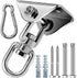 360°Rotating Hammock Hanging Kit - Heavy Duty Hanging Hooks for Swing Hanging Hook kit Stainless Steel 1000 lb Loading Hammock Hooks for Trapeze, ...