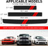 Door Sill Protector for Dodge Charger Challenger Durango Accessories Door Entry Guard Sill Protector with Plastic Scraper Carbon Fiber Leather Thr...