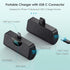 Mini Portable Charger for iPhone 15, Upgraded 5200mAh USB C Power Bank, LCD Display Battery Pack Android Charger Compatible with iPhone 15/15 Plus...