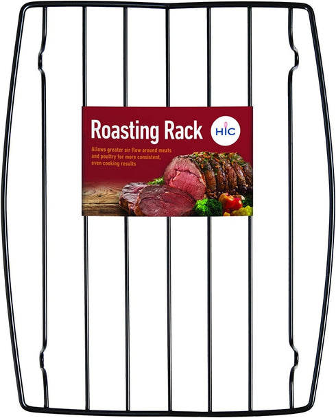HIC Kitchen Rectangular Wire Roasting Rack, Nonstick...