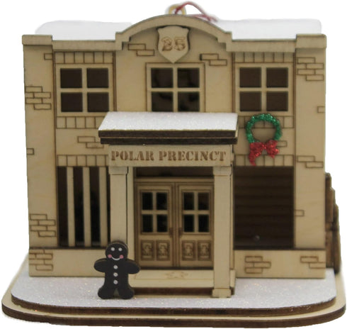 Ginger Cottages Polar Precinct #25 Ornaments for Christmas Tree...