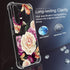 Osophter for Samsung Galaxy A54 5G Case: Girls Women Flower Floral with Screen Protector Shock-Absorption Flexible TPU Rubber Phone Cover for Sams...