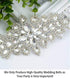 ShiDianYi Elegant Sash/Wedding Applique - Rhinestones Hot Fix or Sew On Belt Sash for Dress...