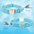 Lionheart glory Blue Dog Collar Shark Print Dog Collar for Large Dogs Soft Durable Adjustable Dog Collars Boy Pet Gift...