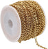 Shuaizhennuo Figaro Chain Link 32.8 Feet 304 Stainless Steel Bracelet Necklace Chain Spool in Bulk for DIY Men Women Jewelry Making with Lobster C...