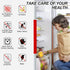 Sheskind Refrigerator Door Handle Cover Kitchen Appliance Decor Handles Antiskid Protector Gloves for Fridge Oven Keep Off Fingerprints,Liquid,Oil Stain,Food Spot,2 Pieces (16"*4", Red Plush)