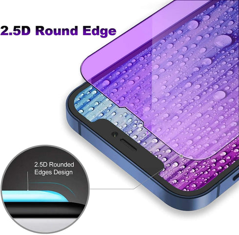 ZUSLAB Anti Blue Light Tempered Glass Screen Protector Compatible with Apple iPhone 13 Mini 5.4 Inch 2021 ?2 Pack??with Installation Frame?, Anti ...